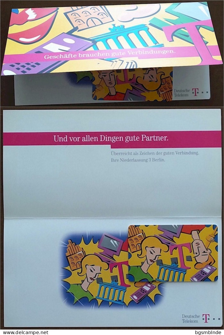 Telekom "Dialog Verbindet. Bezirk Ost" / A 09 02.98 24.000 - A + AD-Series : D. Telekom AG Advertisement