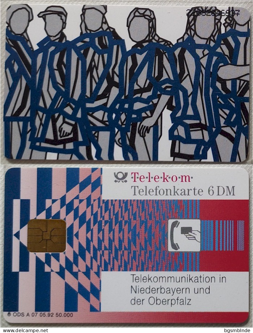 Telekom Niederbayern Oberpfalz / ODS A 07 05.92 50.000 DPR - A + AD-Series : Publicitaires - D. Telekom AG