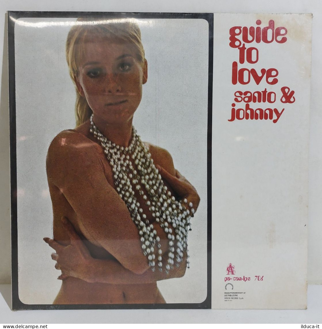 33439 LP 33 Giri Gatefold - Santo & Johnny - Guide To Love - 1971 SIGILLATO - Instrumentaal