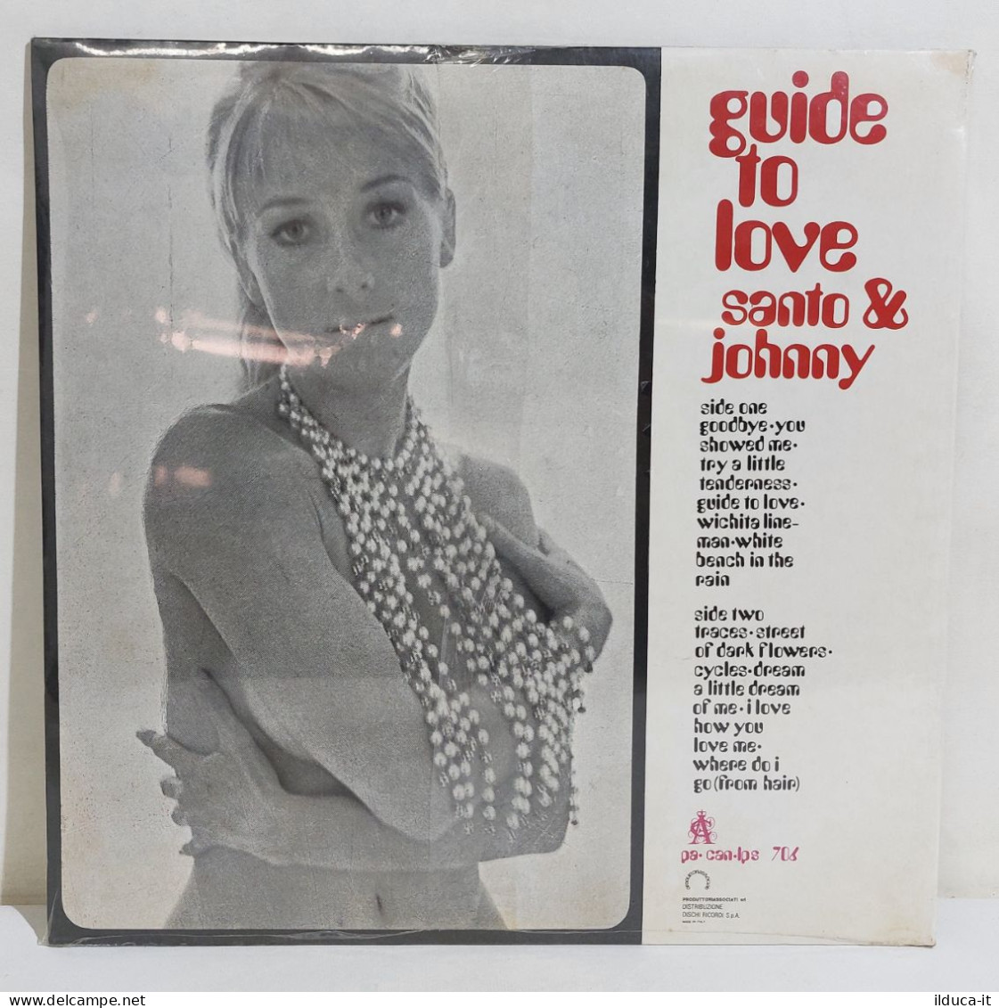 33439 LP 33 Giri Gatefold - Santo & Johnny - Guide To Love - 1971 SIGILLATO - Instrumental