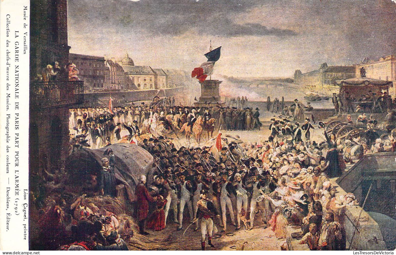 HISTOIRE - NAPOLEON - La Garde Nationale De Paris Part Pour L'Armée 1792 - Carte Postale Ancienne - Histoire