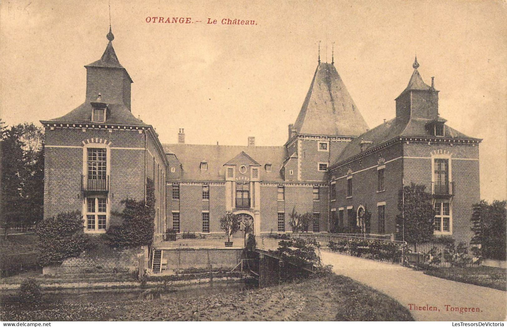 BELGIQUE - OTRANGE - Le Château - Carte Postale Ancienne - Oreye