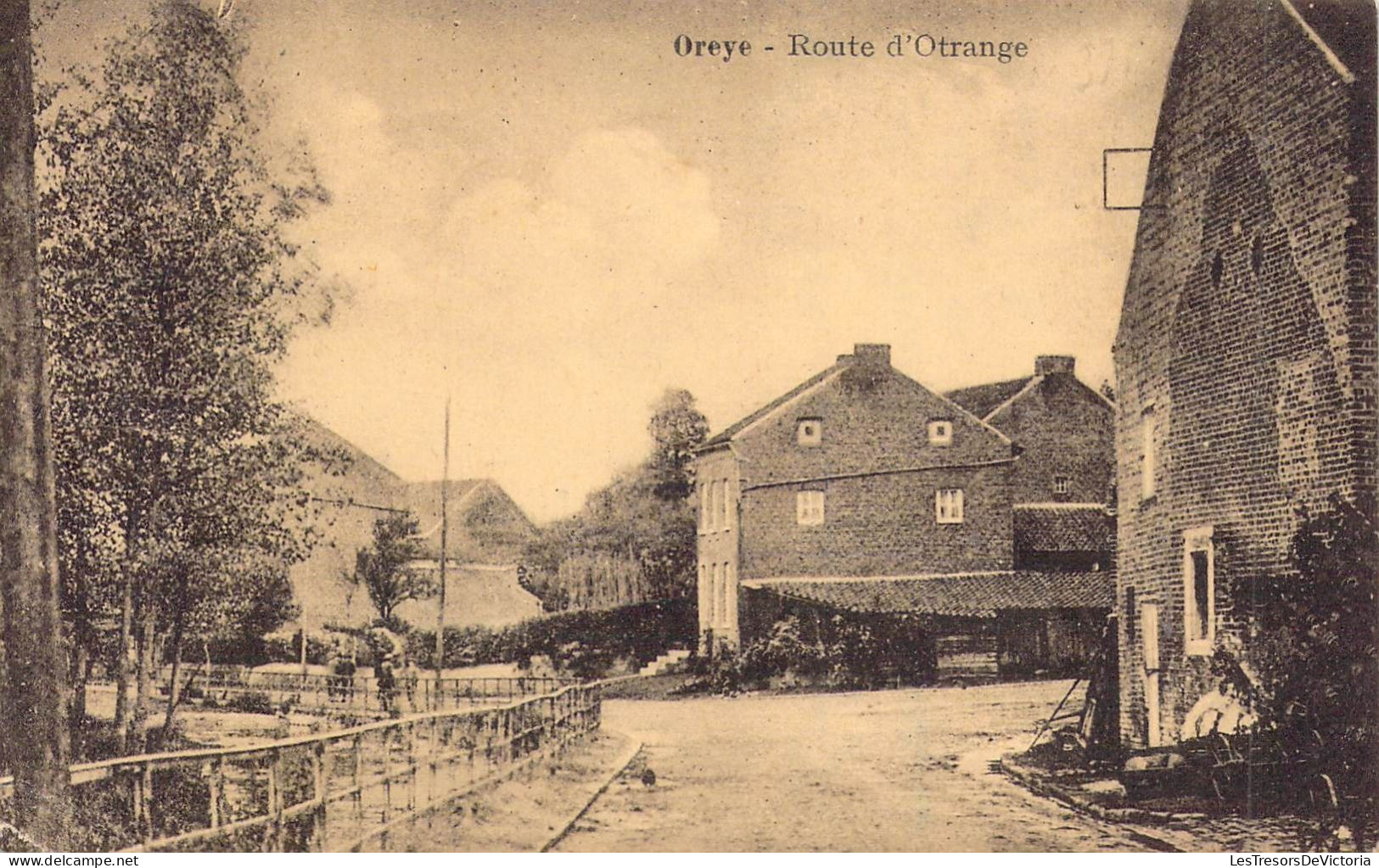 BELGIQUE - OREYE - Route D'Otrange - Edit Henri KAQUET - Carte Postale Ancienne - Oreye