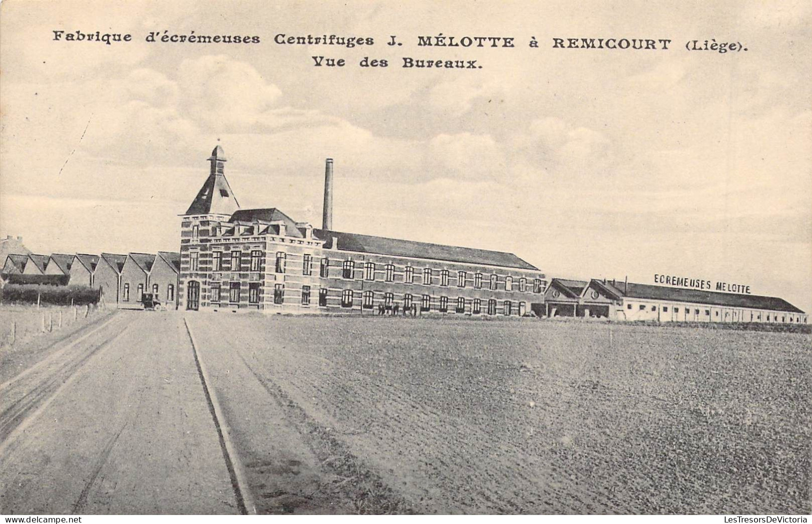 BELGIQUE - REMICOURT - Fabrique D'écrémeuses Centrifuges J Mélotte - Vue Des Bureaux - Carte Postale Ancienne - Remicourt