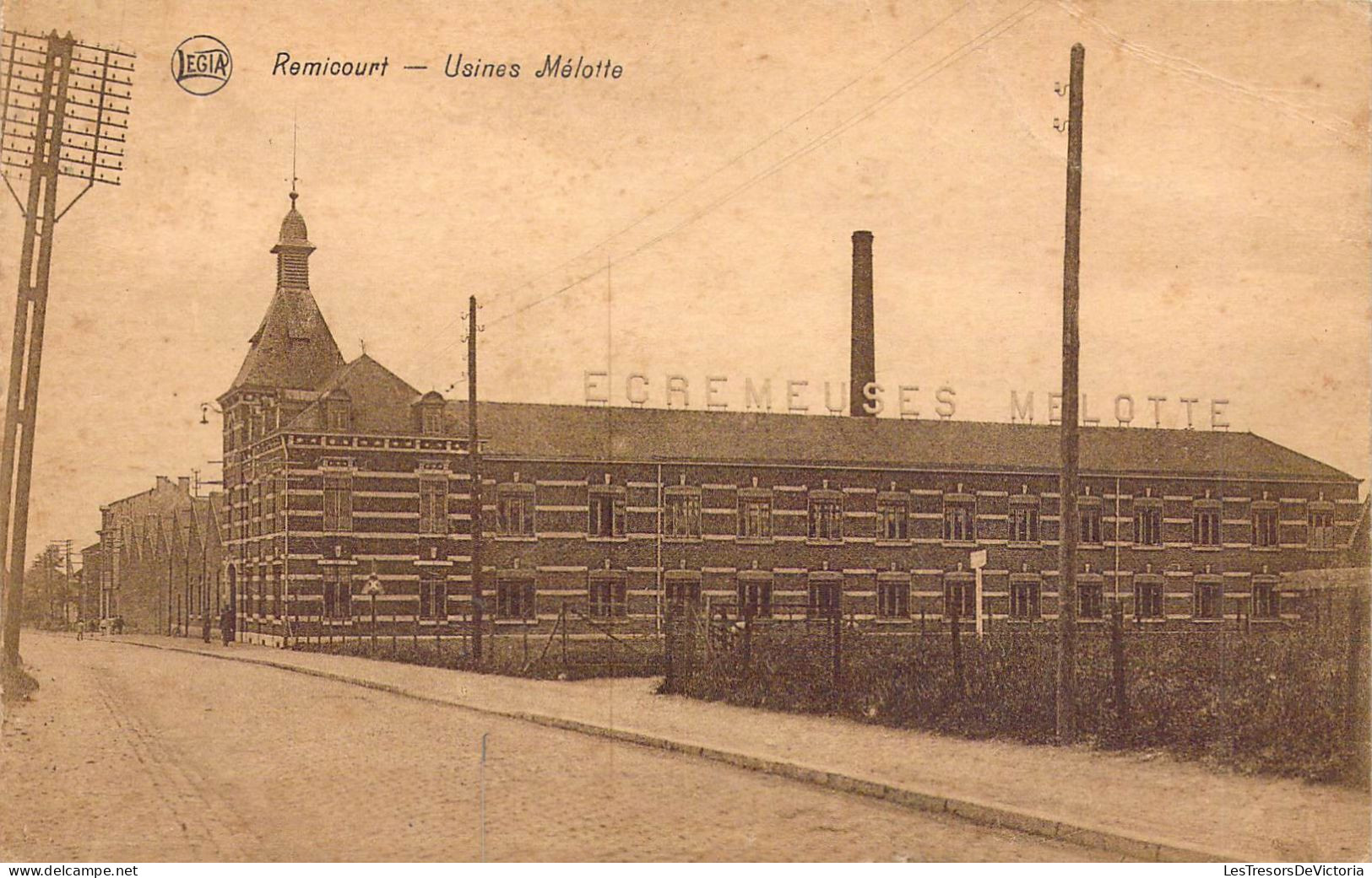 BELGIQUE - REMICOURT - Usines Mélotte - Edit H Kaquet - Carte Postale Ancienne - Remicourt