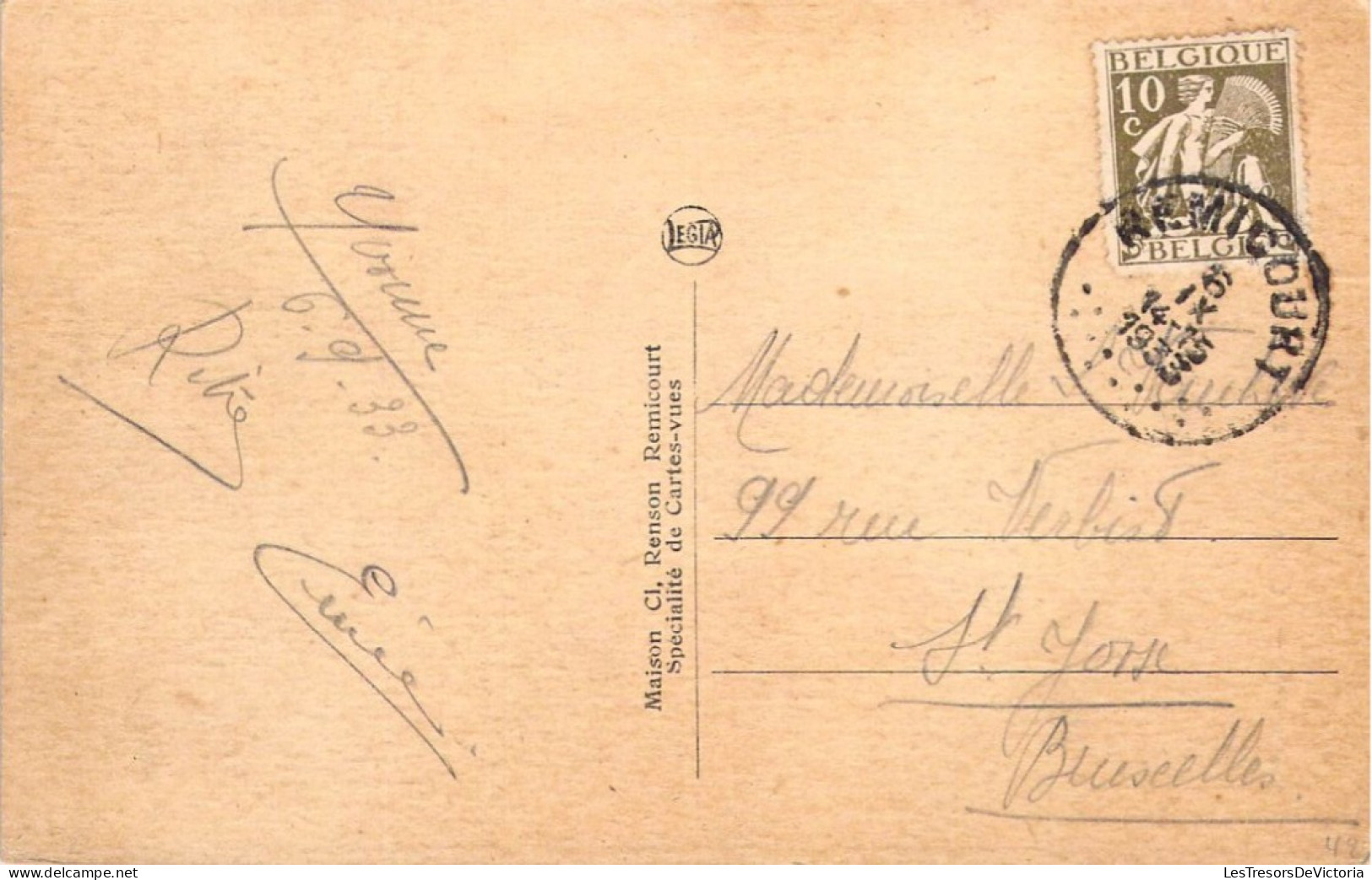 BELGIQUE - REMICOURT - Usine Melotte - Carte Postale Ancienne - Remicourt