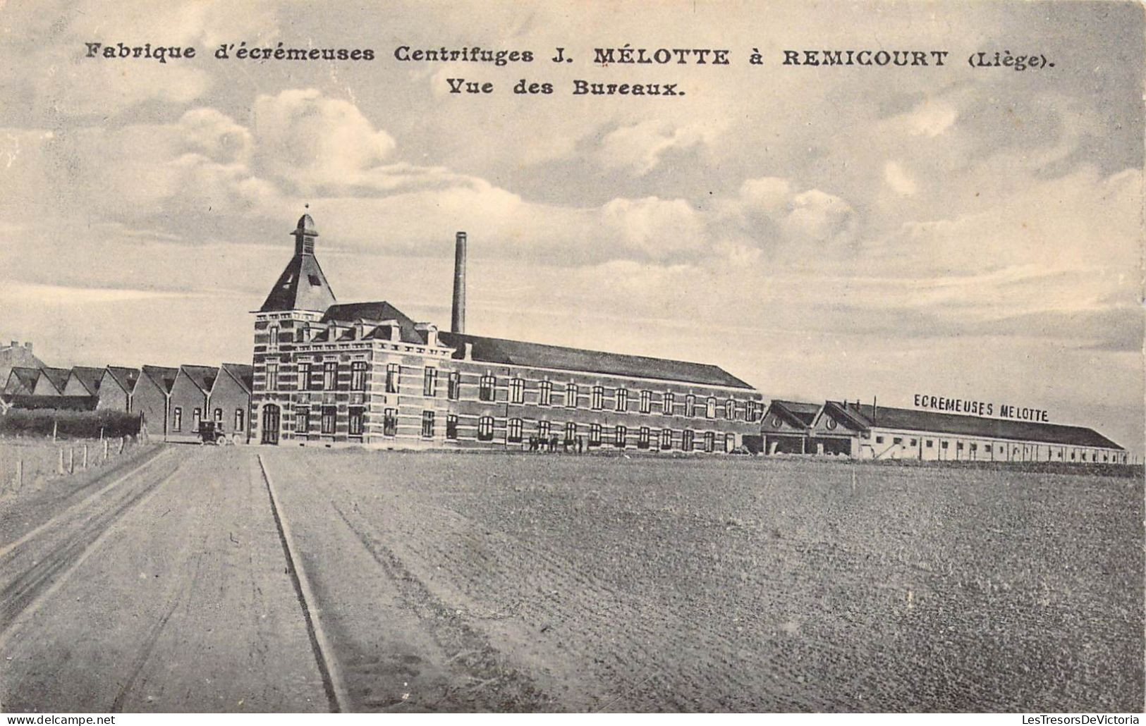 BELGIQUE - REMICOURT - Fabrique D'écrémeuses Centrifuges J Mélotte - Vue Des Bureaux - Carte Postale Ancienne - Remicourt