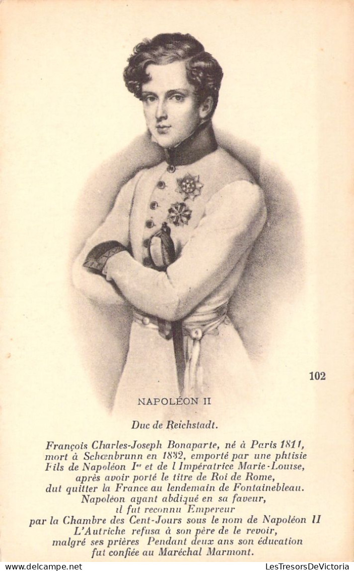 HISTOIRE - NAPOLEON II - Duc De Reichstadt - Carte Postale Ancienne - History
