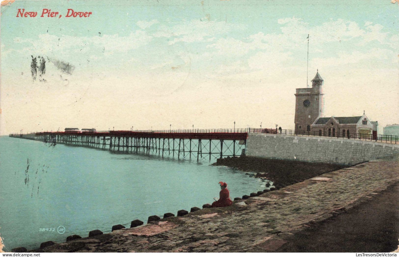 ROYAUME UNI - Dover - New Pier - Colorisé - Carte Postale Ancienne - Dover