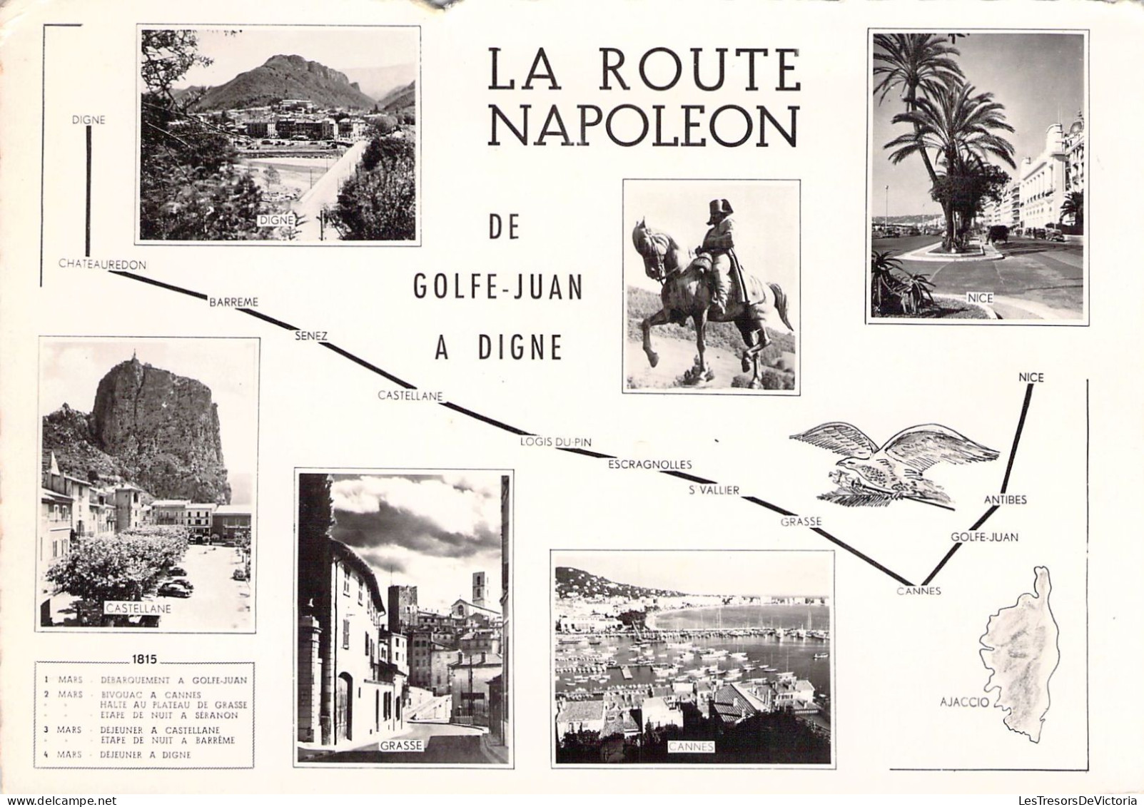 HISTOIRE - La Route NAPOLEON - Carte Postale Ancienne - Geschichte