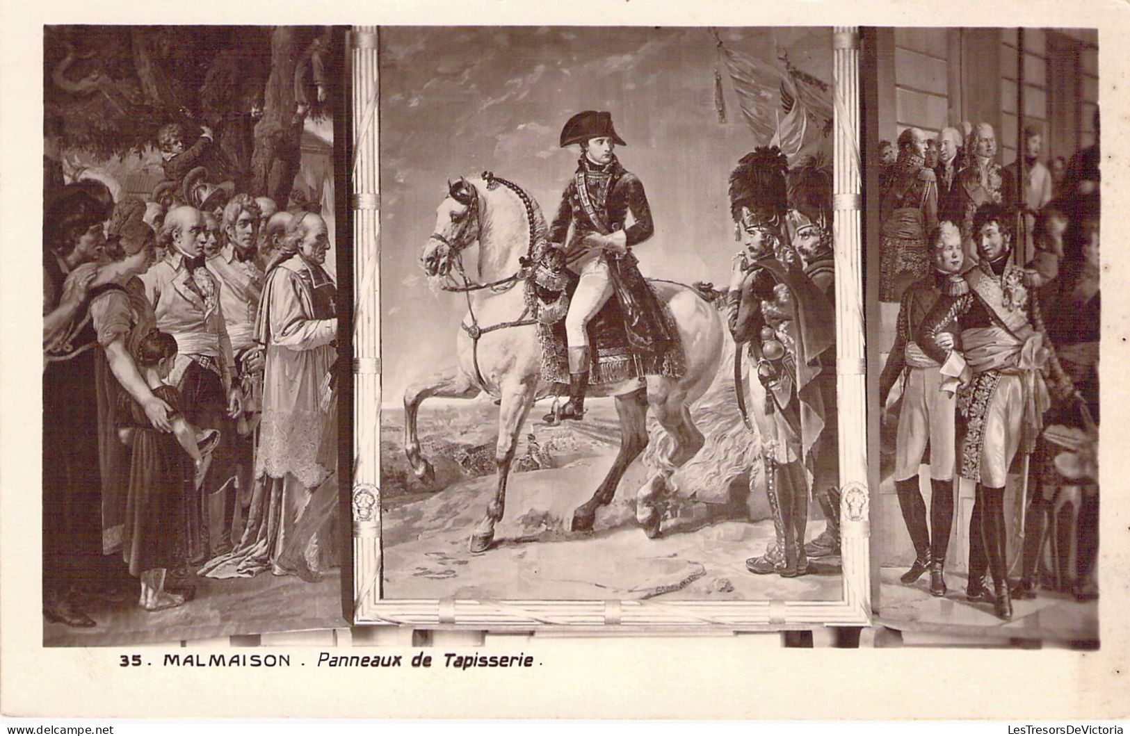 HISTOIRE - NAPOLEON - MALMAISON - Panneaux De Tapisserie - Carte Postale Ancienne - Histoire