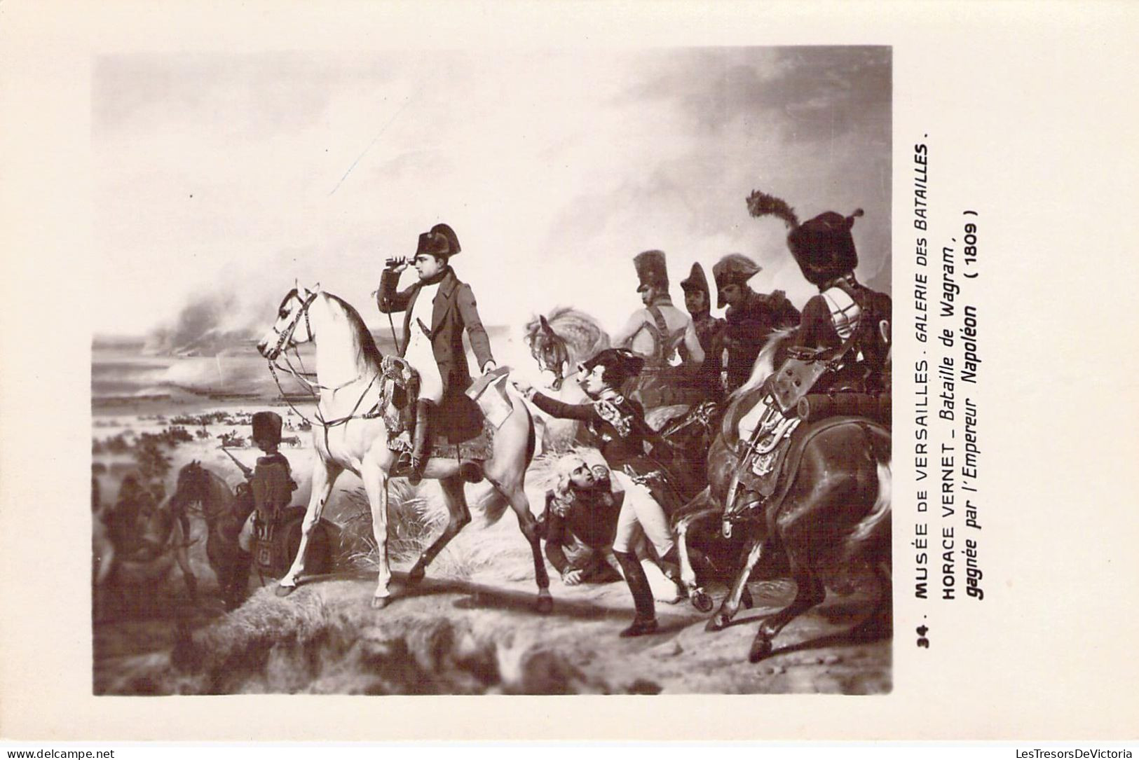 HISTOIRE - NAPOLEON - Horace VERNET - Bataille De Wagram - Carte Postale Ancienne - History