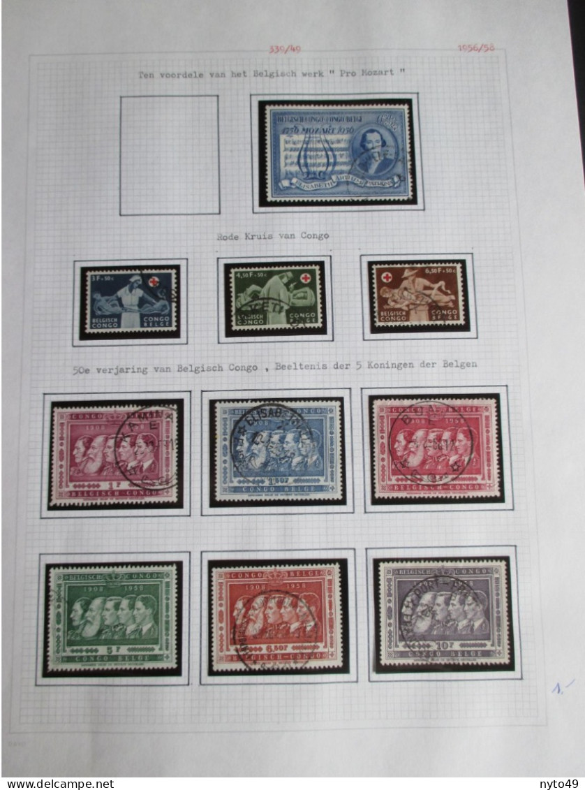 Nr 340/49 - Mozart, Rode Kruis, Koningen - Gestempeld - Used Stamps