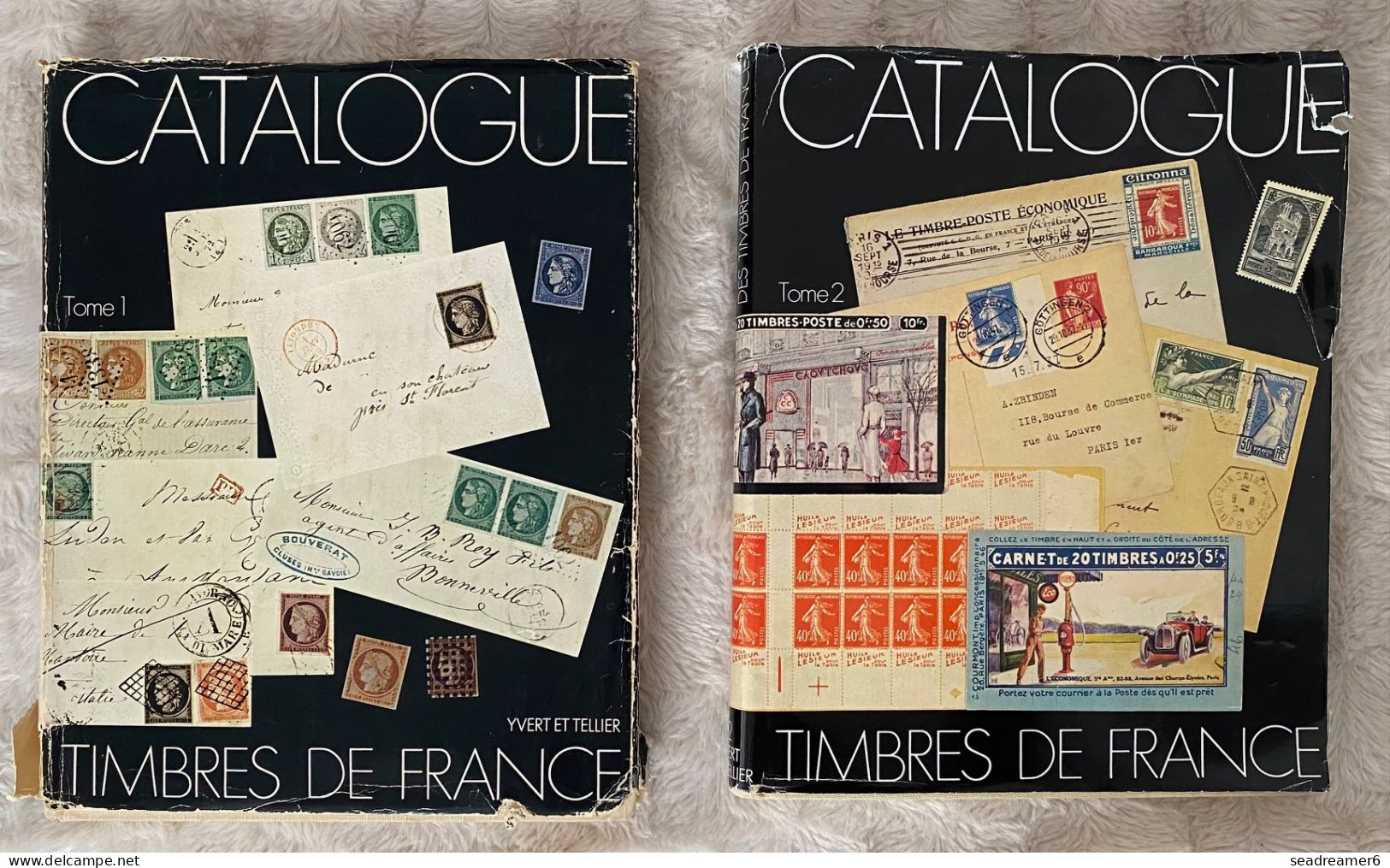 France Catalogue YVERT Spécialisé 1975 TOME 1 & 2 Les Meilleurs Des Yvert  !! Parfait état (juste Jaquettes Abimées) - Francia