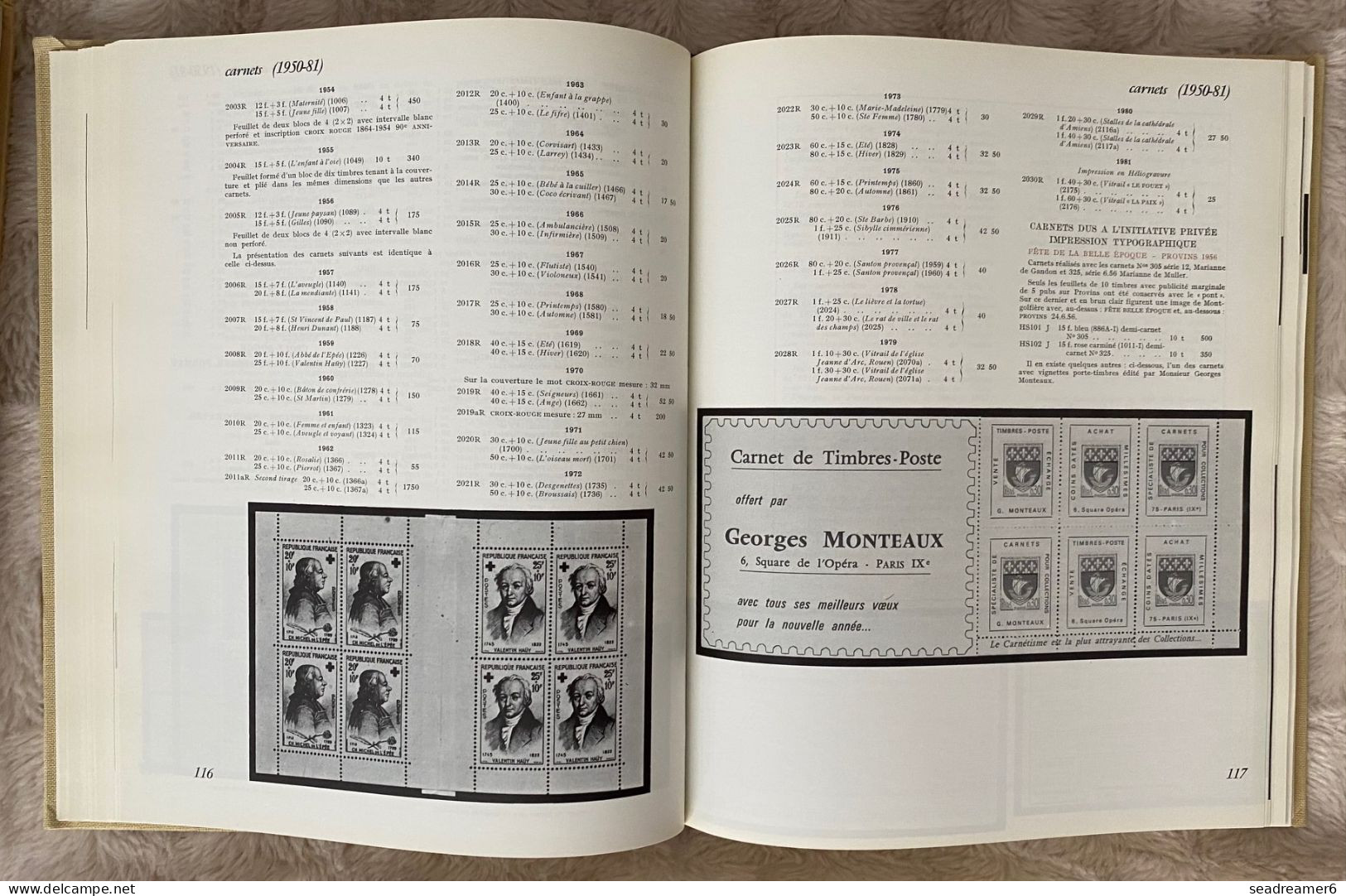 France Catalogue YVERT Spécialisé 1975 TOME 1 & 2 les meilleurs des Yvert  !! parfait état (juste jaquettes abimées)