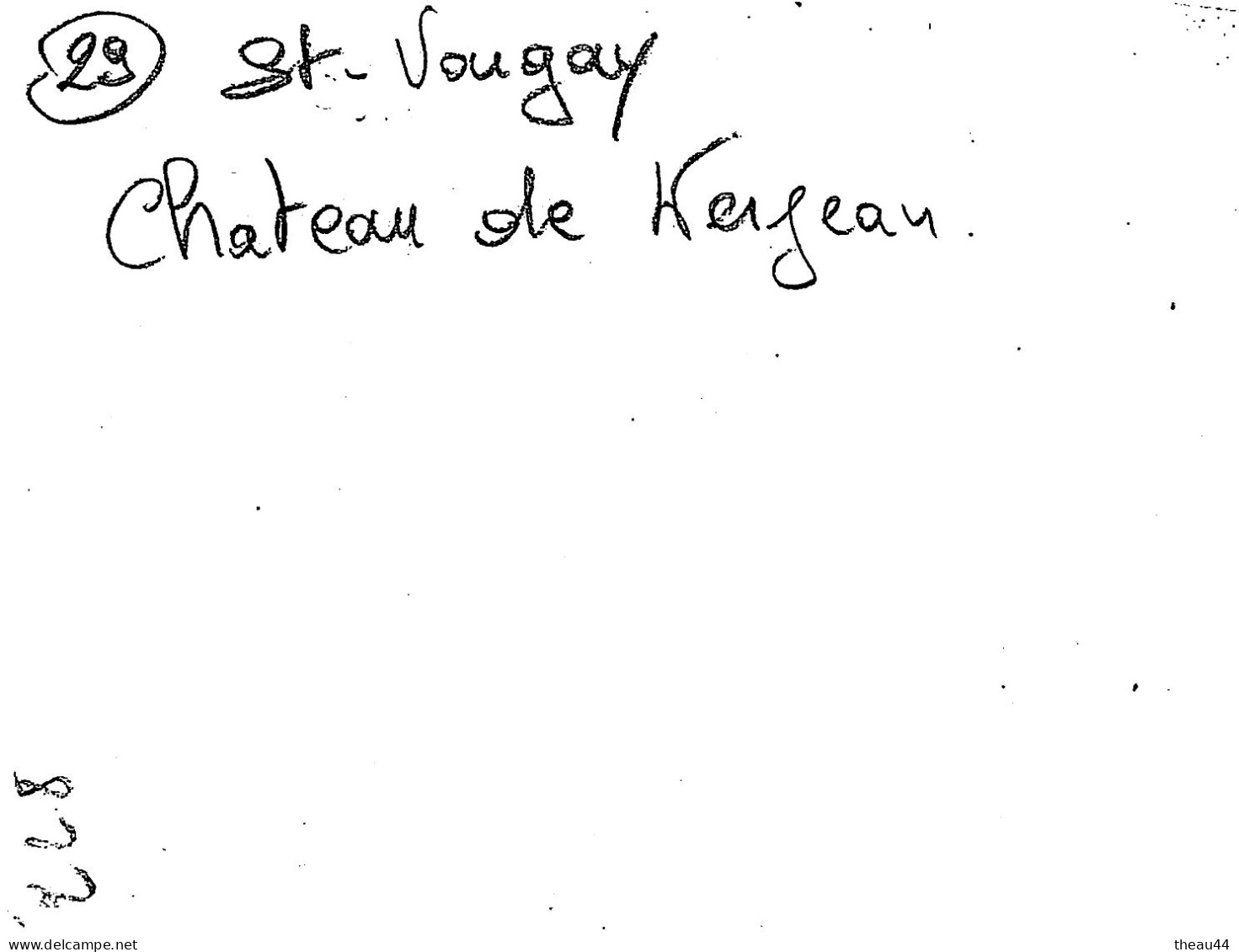 ¤¤   -  SAINT-VOUGAY  -   Cliché Du Chateau De KERJAN  -  Voiture   -  Voir Description     -   ¤¤ - Saint-Vougay