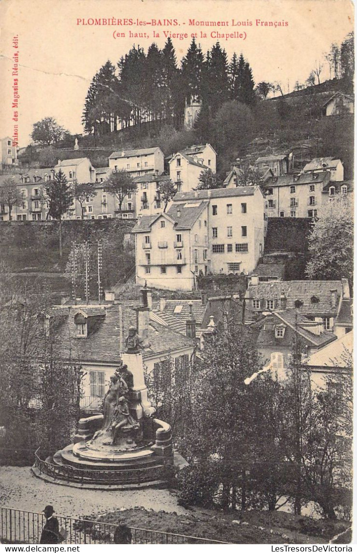 FRANCE - 88 - PLOMBIERES LES BAINS - Monument Louis François - Carte Dans L'Etat - Carte Postale Ancienne - Plombieres Les Bains