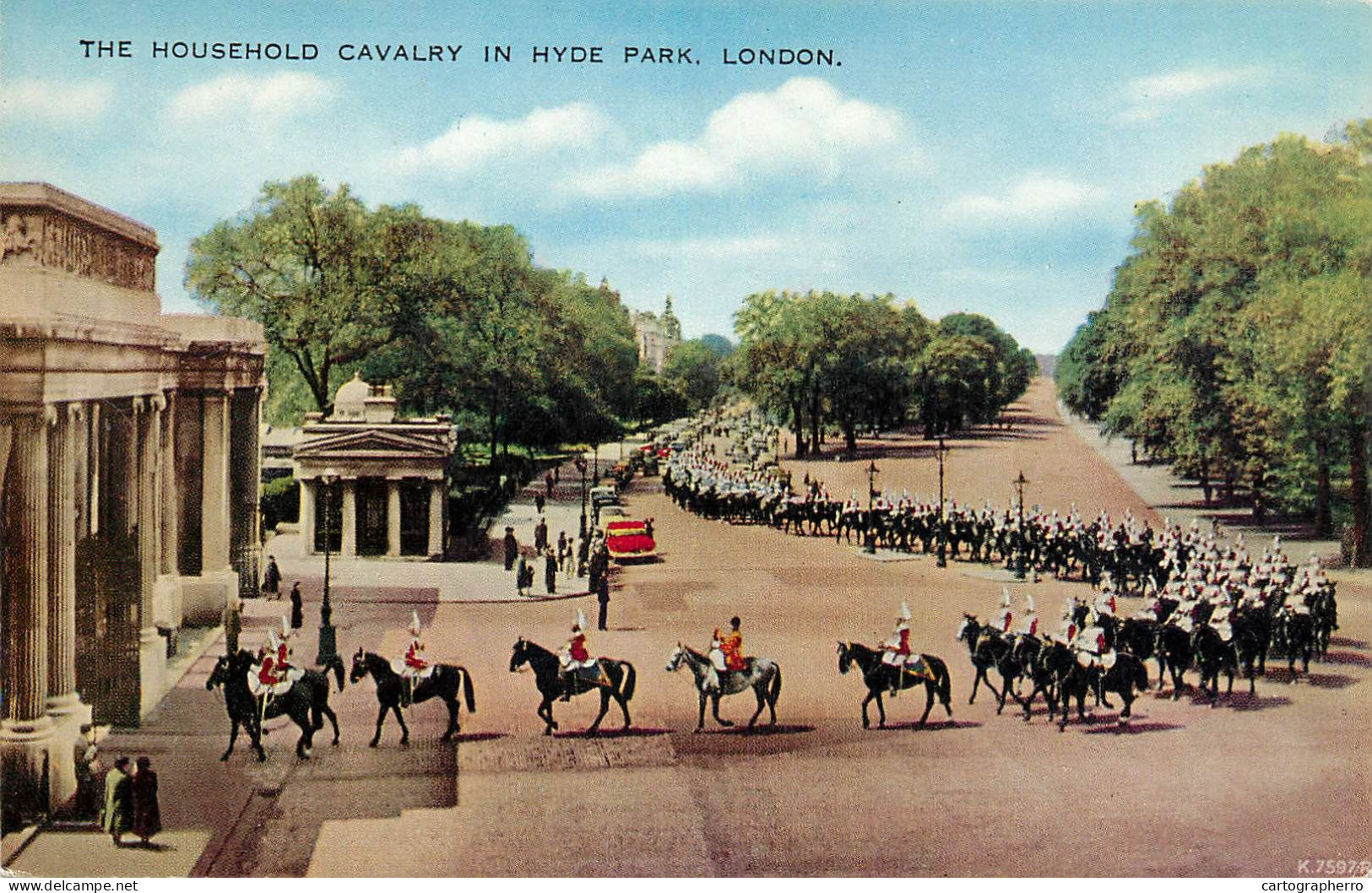 United Kingdom England London Whitehall Cavalry Soldiers Parade In Hyde Park - Hyde Park