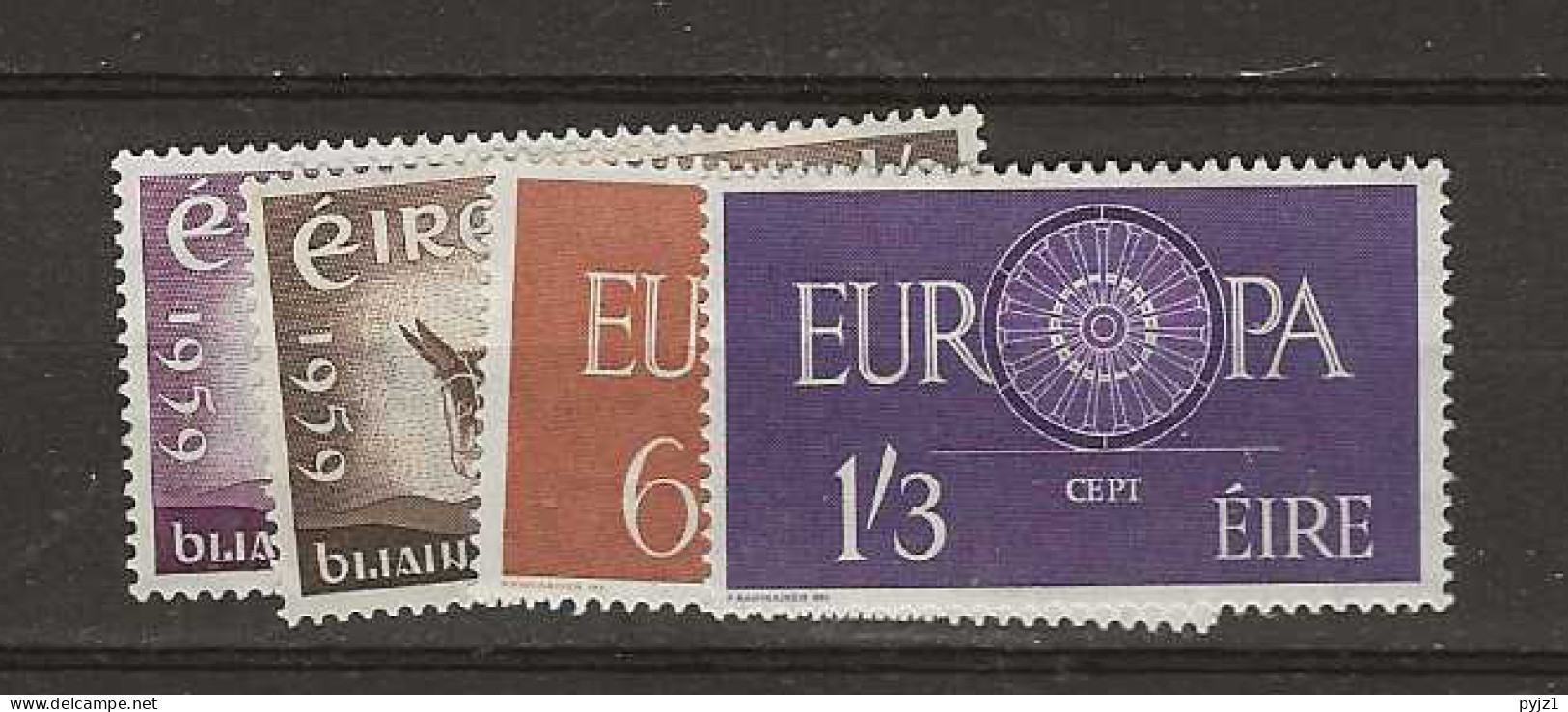 1960 MNH Ireland Year Complete According To Michel Postfris** - Années Complètes