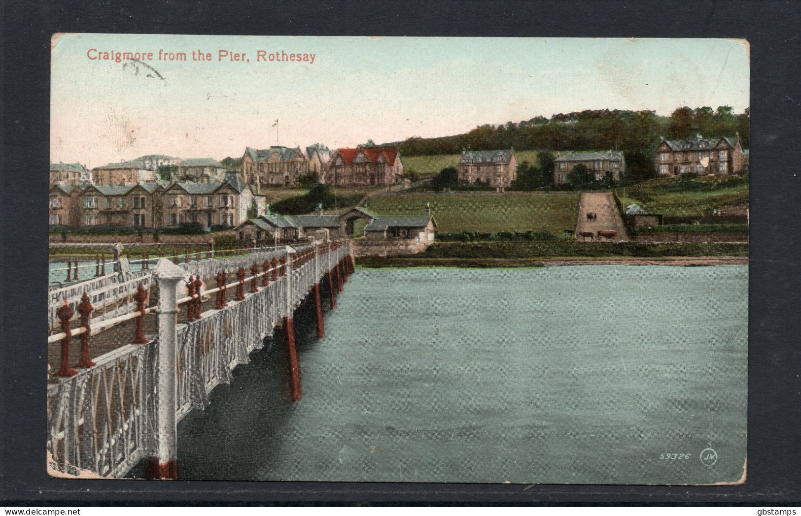 Craigmore From The Per Rothesay Isle Of Bute 1911 Posted Card As Scanned Post Free Within UK - Bute