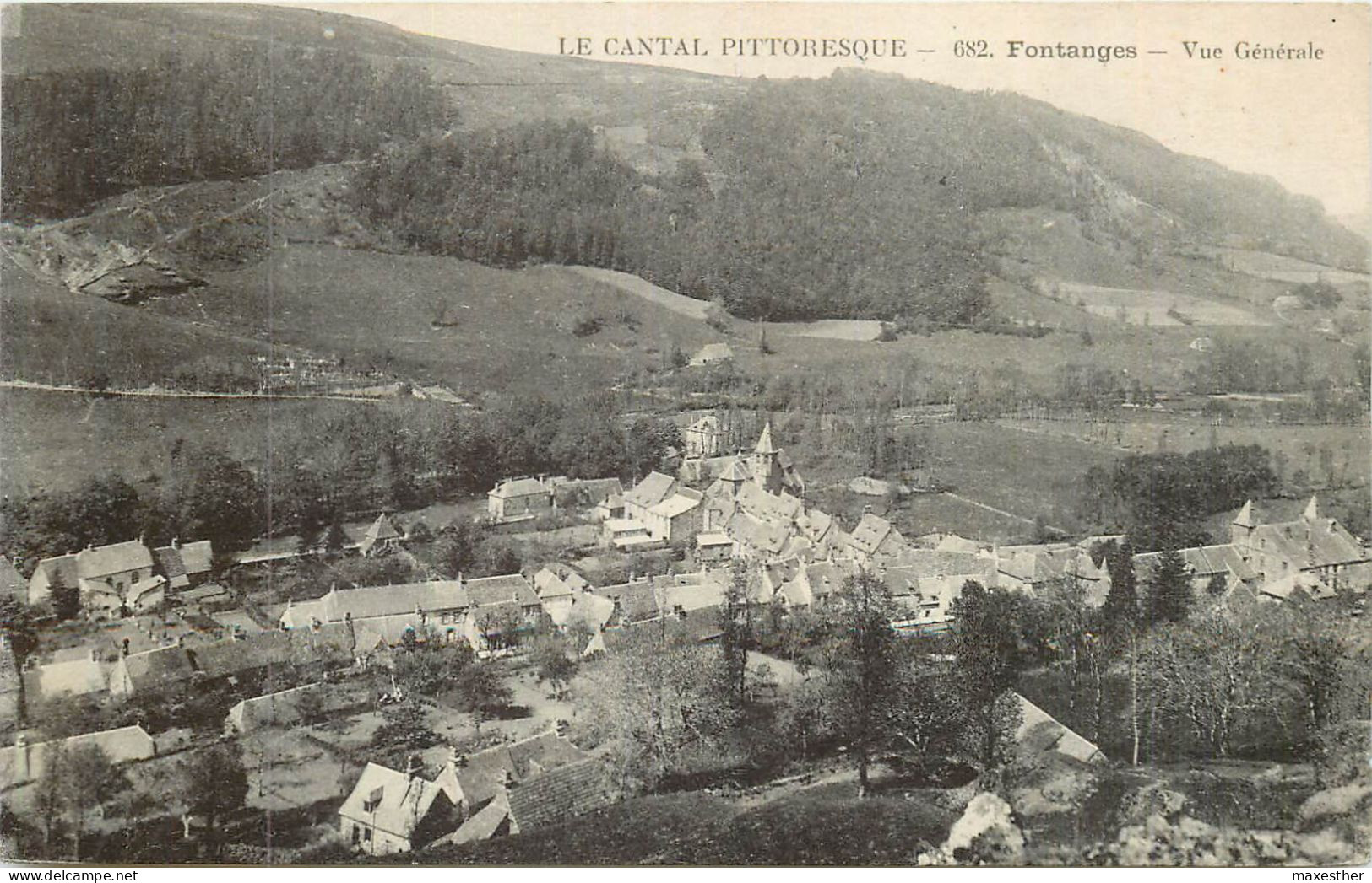 FONTANGES Vue Générale - Jussac