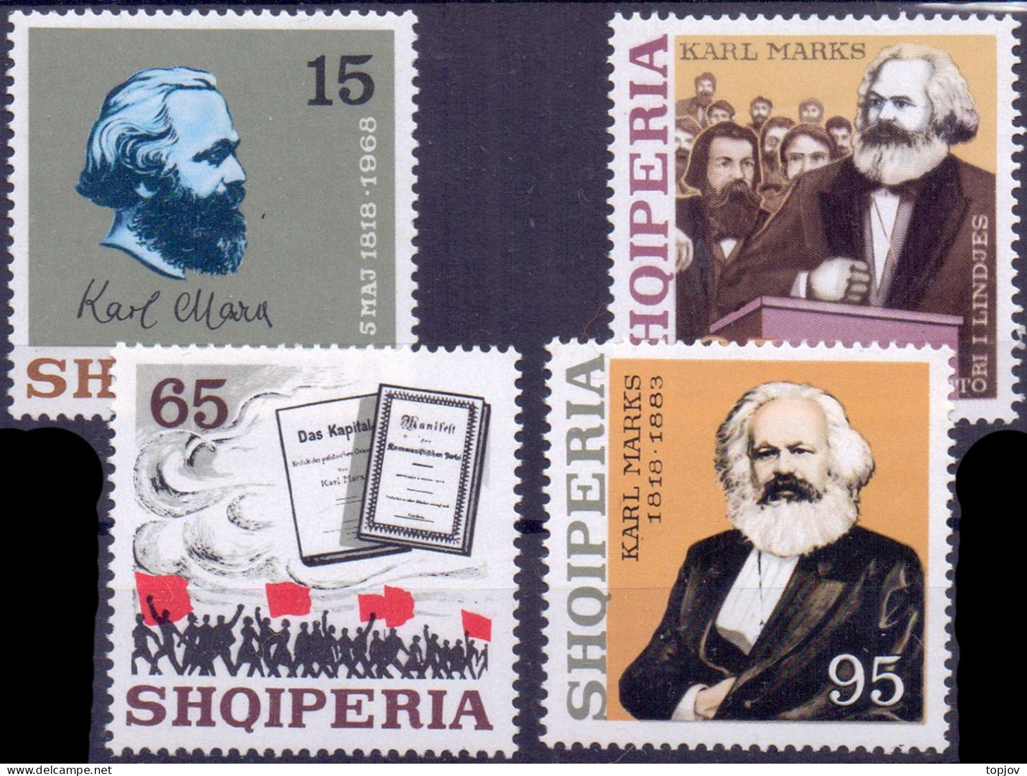 ALBANIA - MARX - **MNH - 1968 - Karl Marx
