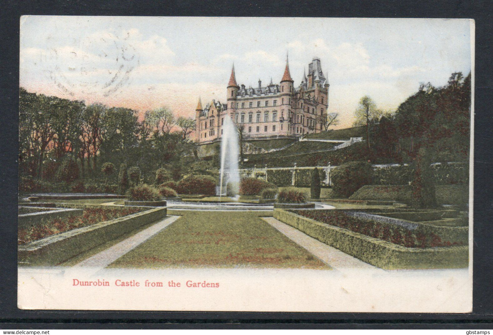 Dunrobin Castle From The Gardens 1908 Posted Card As Scanned Post Free Within UKa3976 - Sutherland