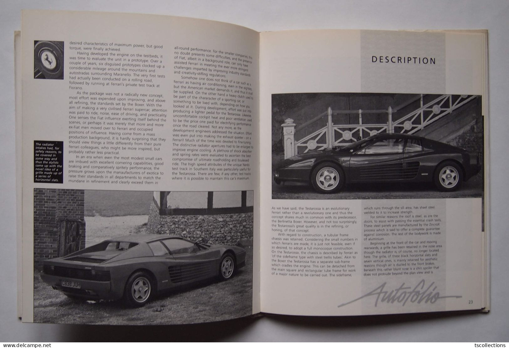 Ferrari Testarossa - Libri Sulle Collezioni