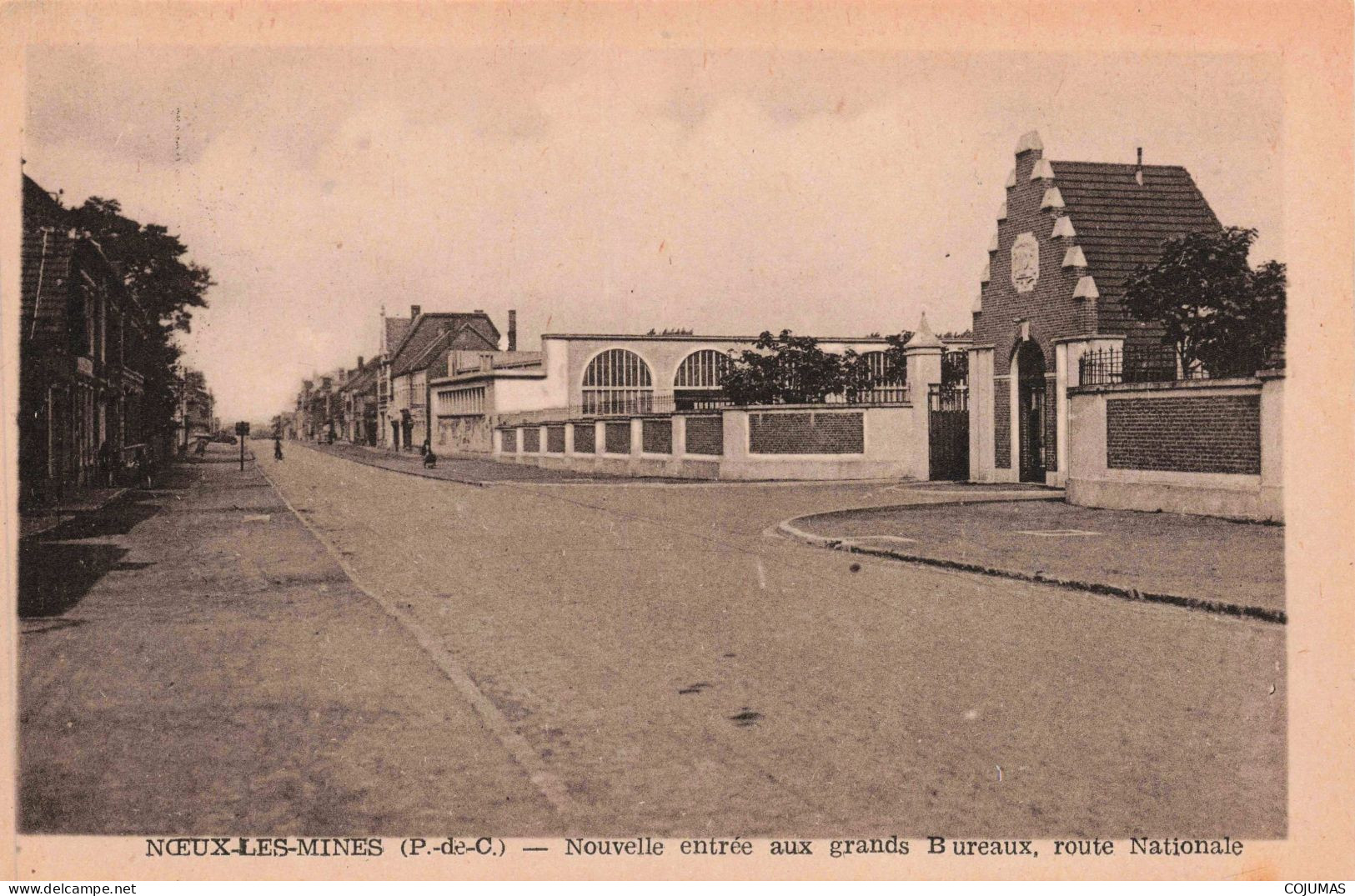 62 - NOEUX LES MINES - S20166 - Nouvelle Entrée Aux Grands Bureaux - Route Nationale - Noeux Les Mines