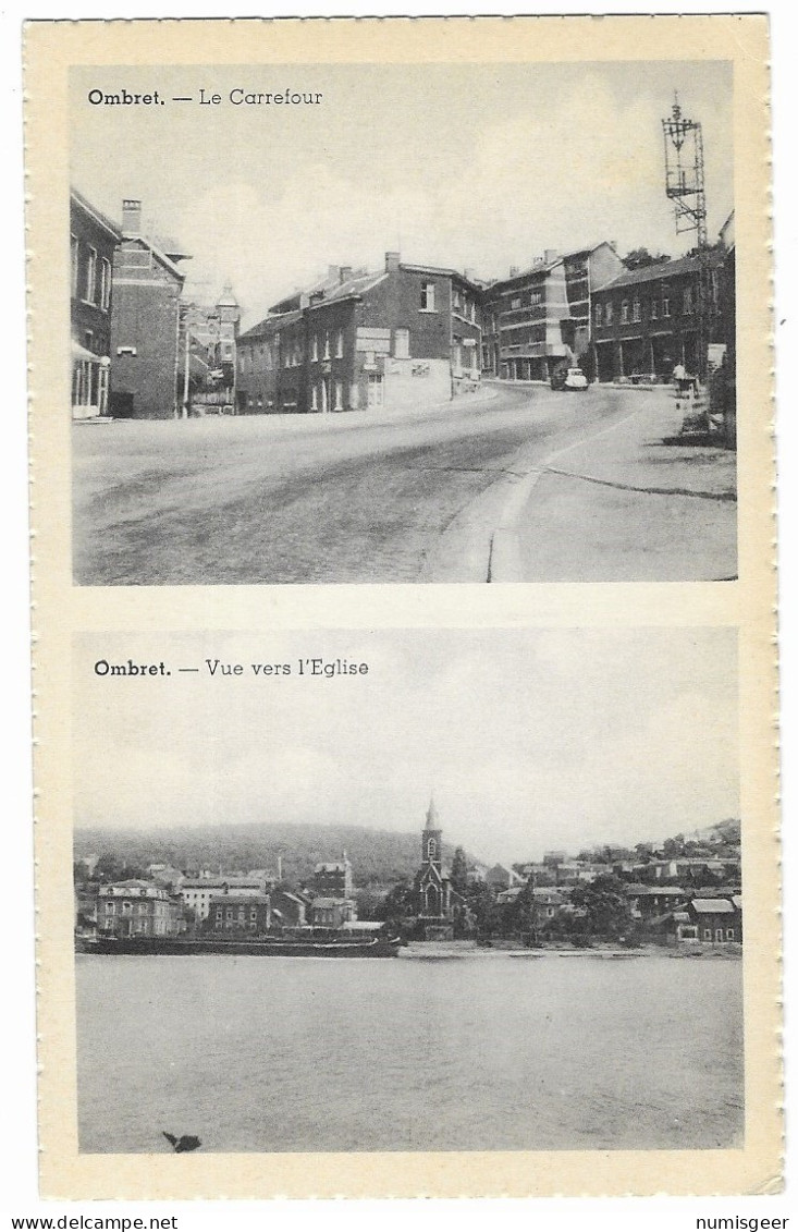 OMBRET  --  Le Carrefour  --  Vue Vers L'Eglise - Amay