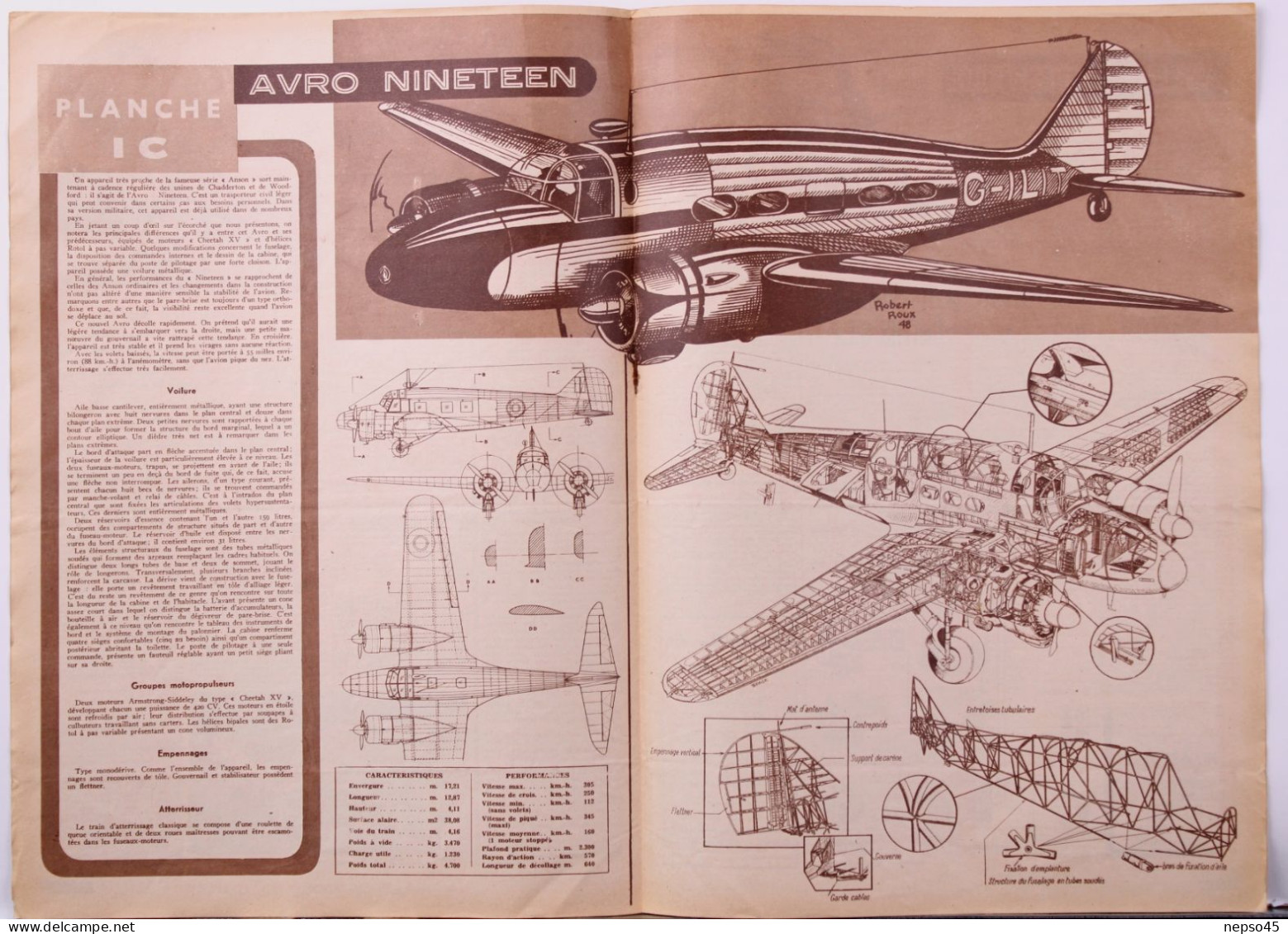 Magazine " Décollage " Aviation Mondiale." Avion Norecrin. Le " Laté-631 " N°7 S'est écrasé.écoles Roulantes De La RAF. - Aviation