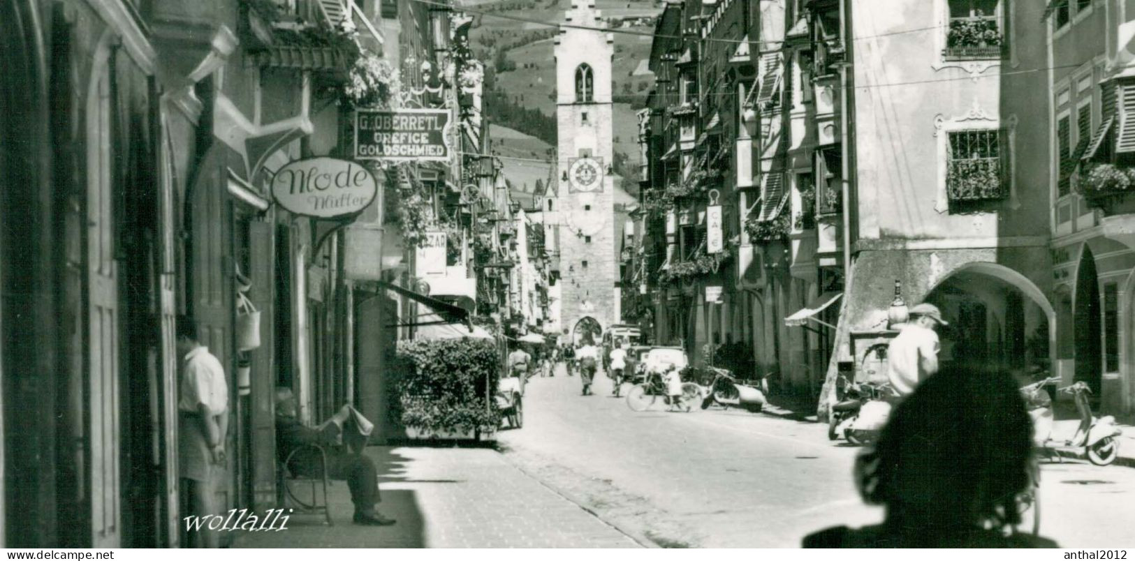 Rar Vipiteno Sterzing Mode Müller Goldschmied Oberretl Fahrrad Hauptstraße Um 1950 - Vipiteno