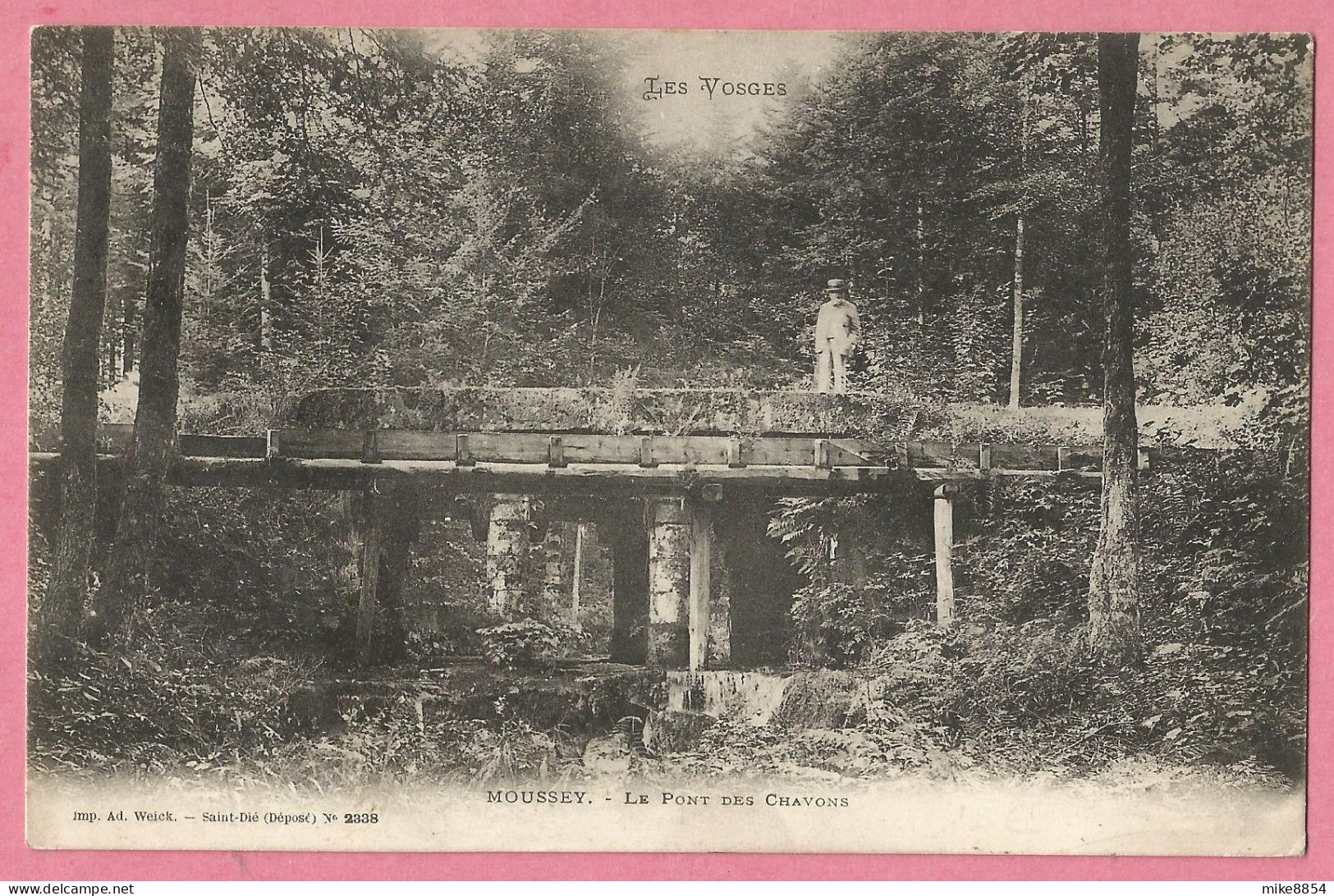 CHA316   CPA    MOUSSEY  (Vosges)  Le Pont Des Chavons  +++++++ - Moussey