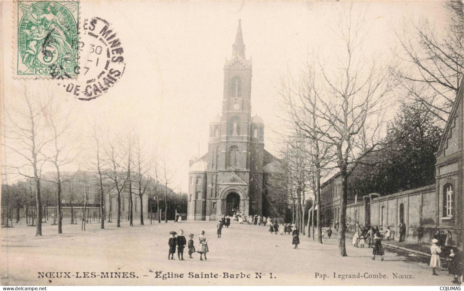 62 - NOEUX LES MINES - S20189 - Eglise Sainte Barbe N°1 - Noeux Les Mines