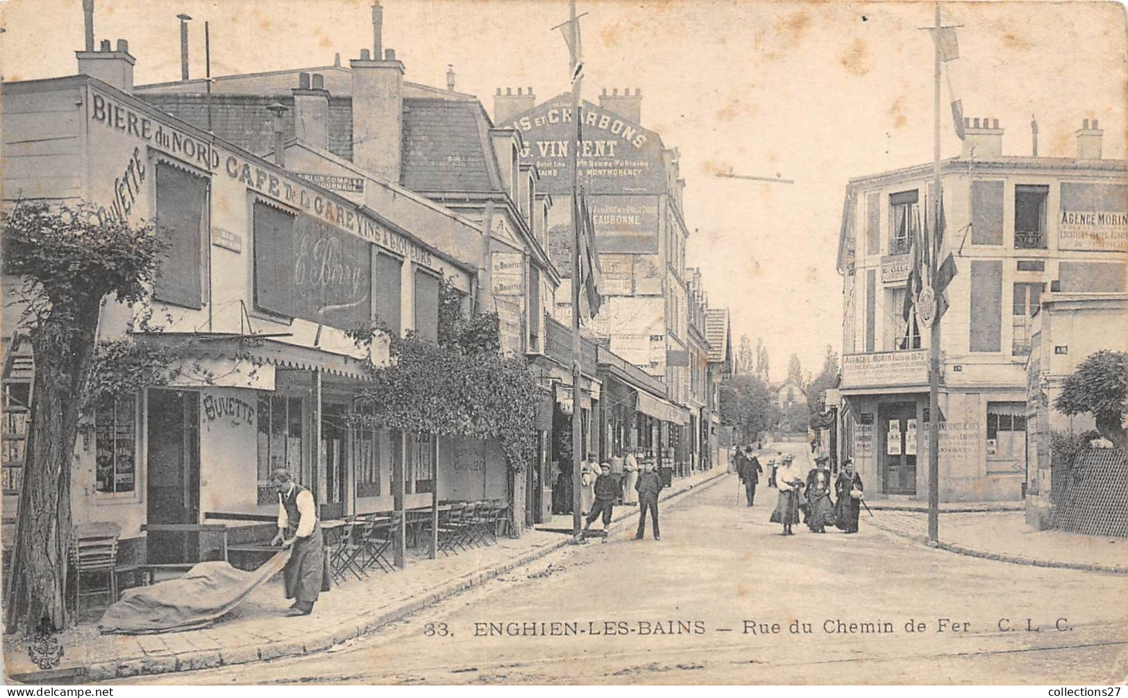 95-ENGHIEN-LES-BAINS- RUE DU CHEMIN DE FER - Enghien Les Bains