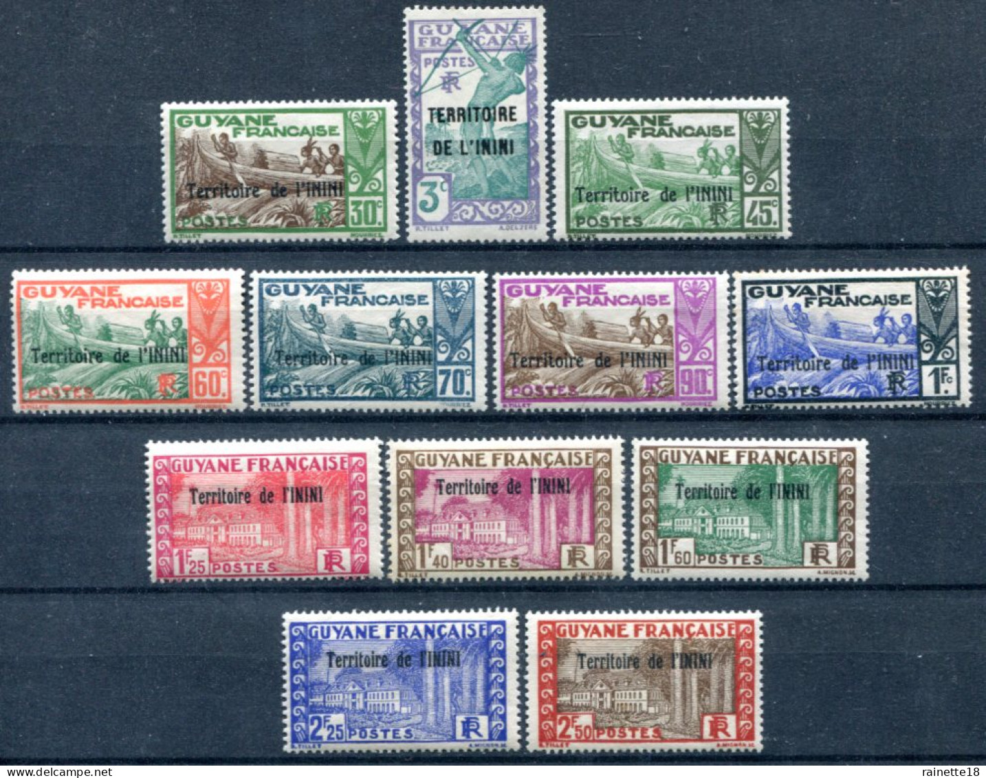 Inini                              36/47 ** - Unused Stamps