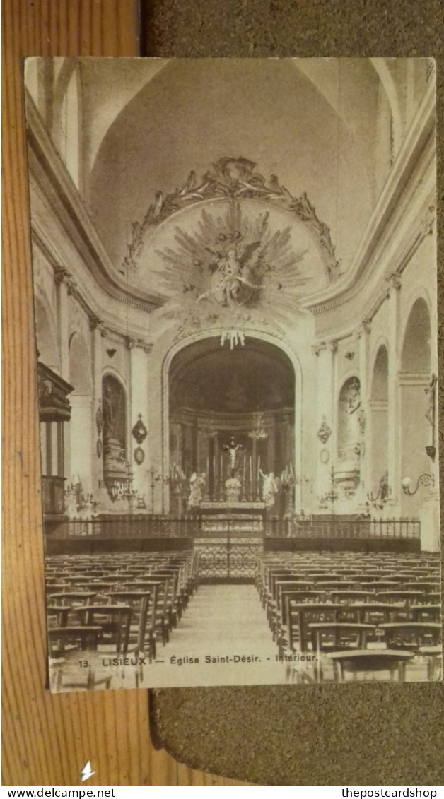 CPA - LISIEUX - EGLISE SAINT DESIR UNUSED - Lisieux