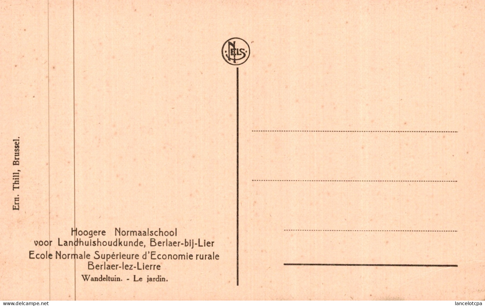 BERLAER LEZ LIERRE / ECOLE NORMALE SUPERIEURE D'ECONOMIE RURALE - LE JARDIN - Berlaar