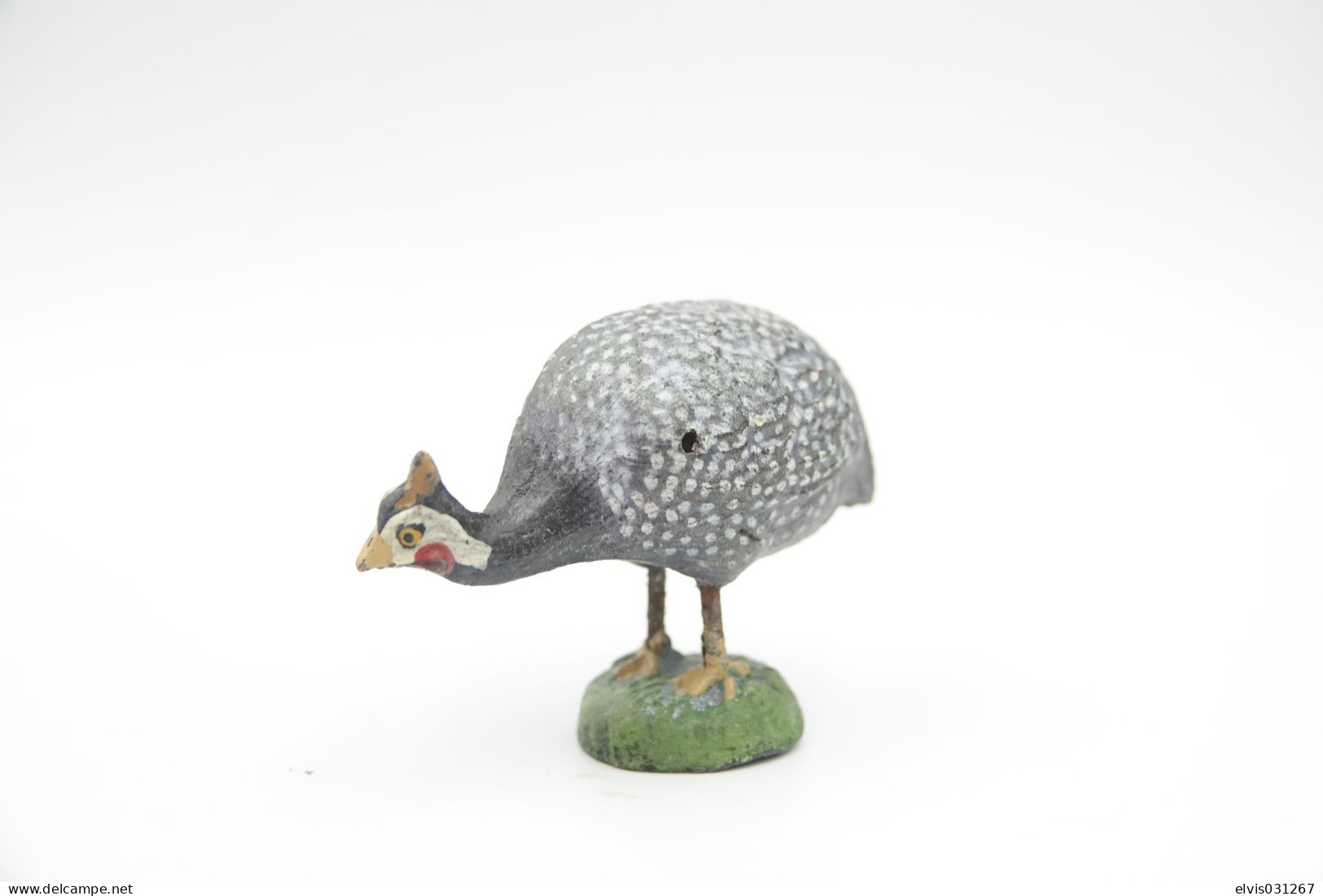 Elastolin, Lineol Hauser, Animals Guineafowl N°4086, Vintage Toy 1930's - Figuren