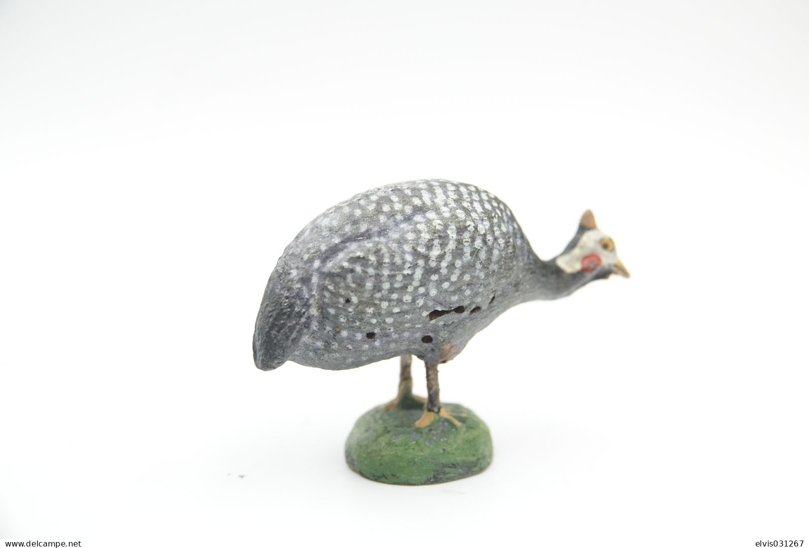 Elastolin, Lineol Hauser, Animals Guineafowl N°4086, Vintage Toy 1930's - Figurini & Soldatini