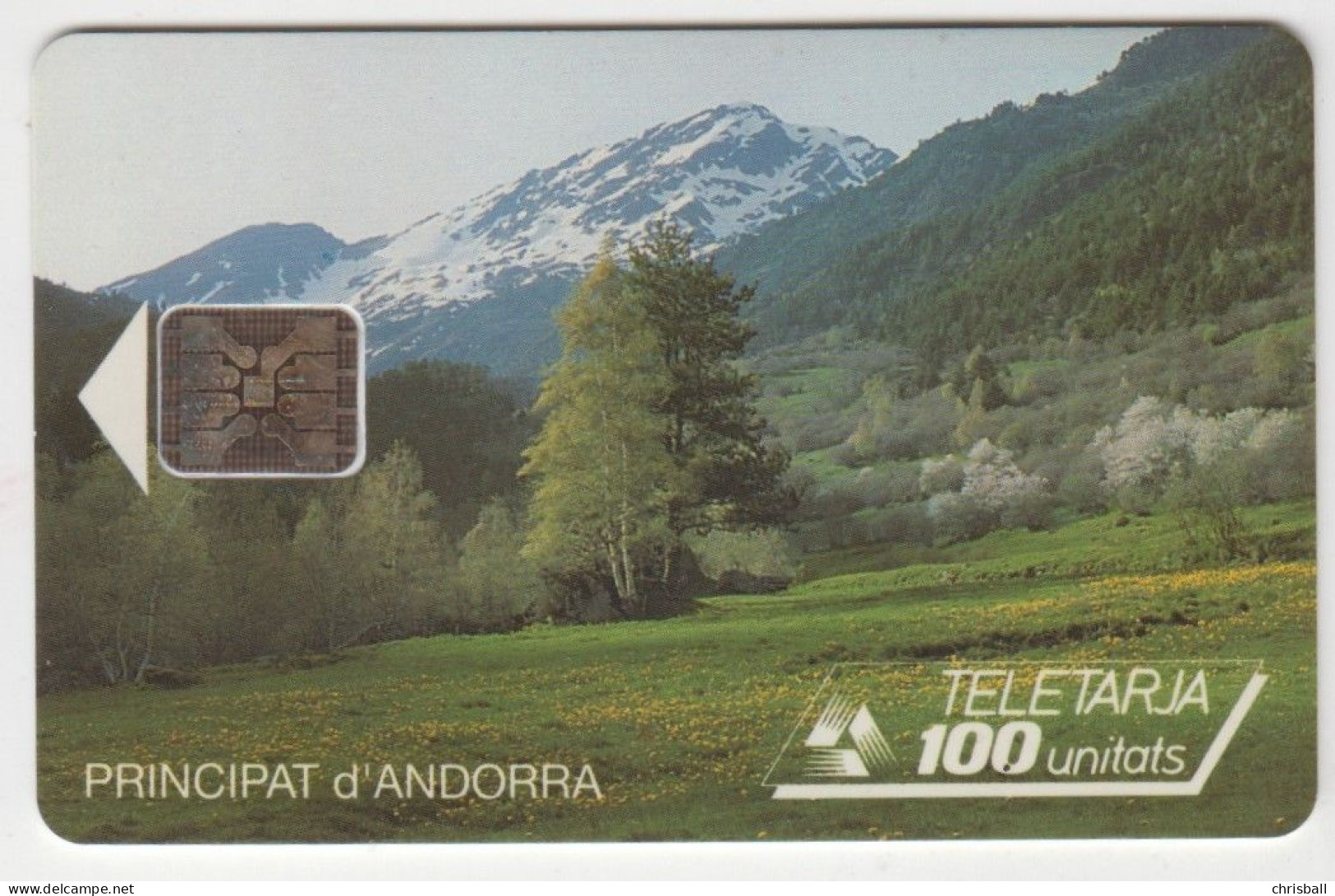 Andorra Phonecard - Mountains -  Superb Used - Andorre