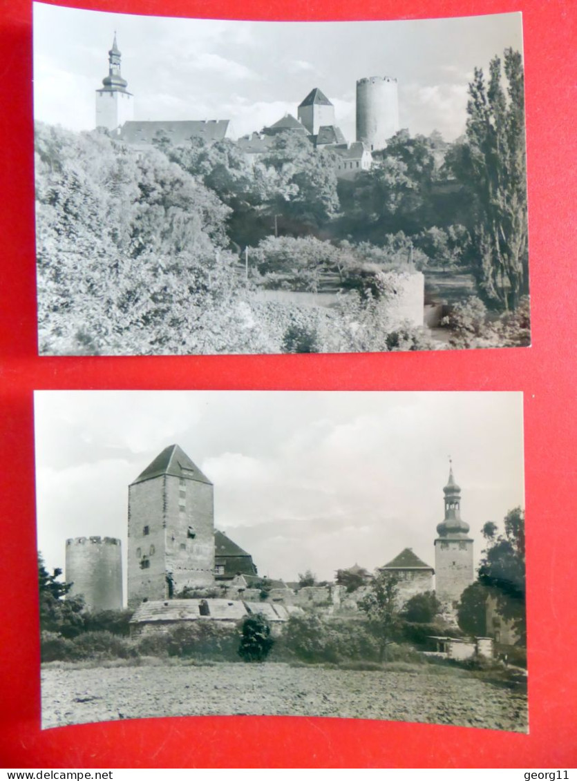 2 X Burg Querfurt - Kirche - 1974 - Echt Foto - Thüringen - Querfurt