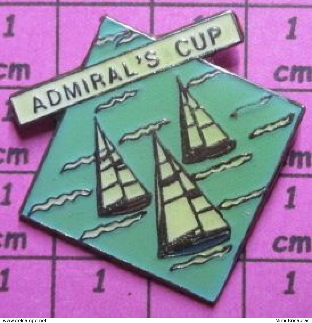 720 Pin's Pins / Beau Et Rare / SPORTS / VOILE VOILIER ADMIRAL'S CUP - Voile