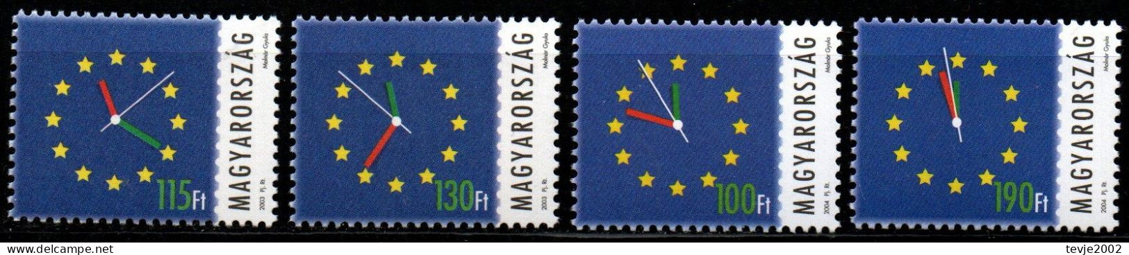 Ungarn 2003/04 - Mi.Nr. 4808 4814 4837 4844 - Postfrisch MNH - Ongebruikt