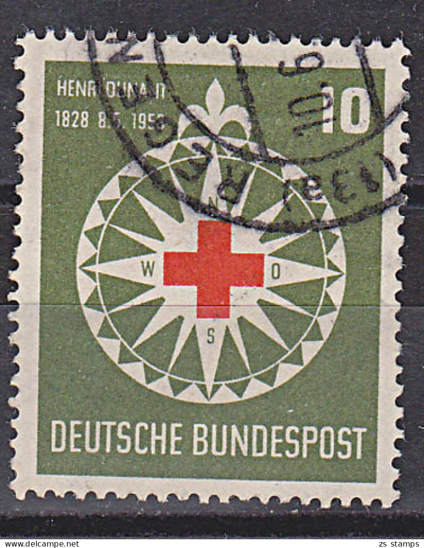 BRD Bund 164 Gest. Rotes Kreuz Henri Dunant Red Crouix - Gebraucht