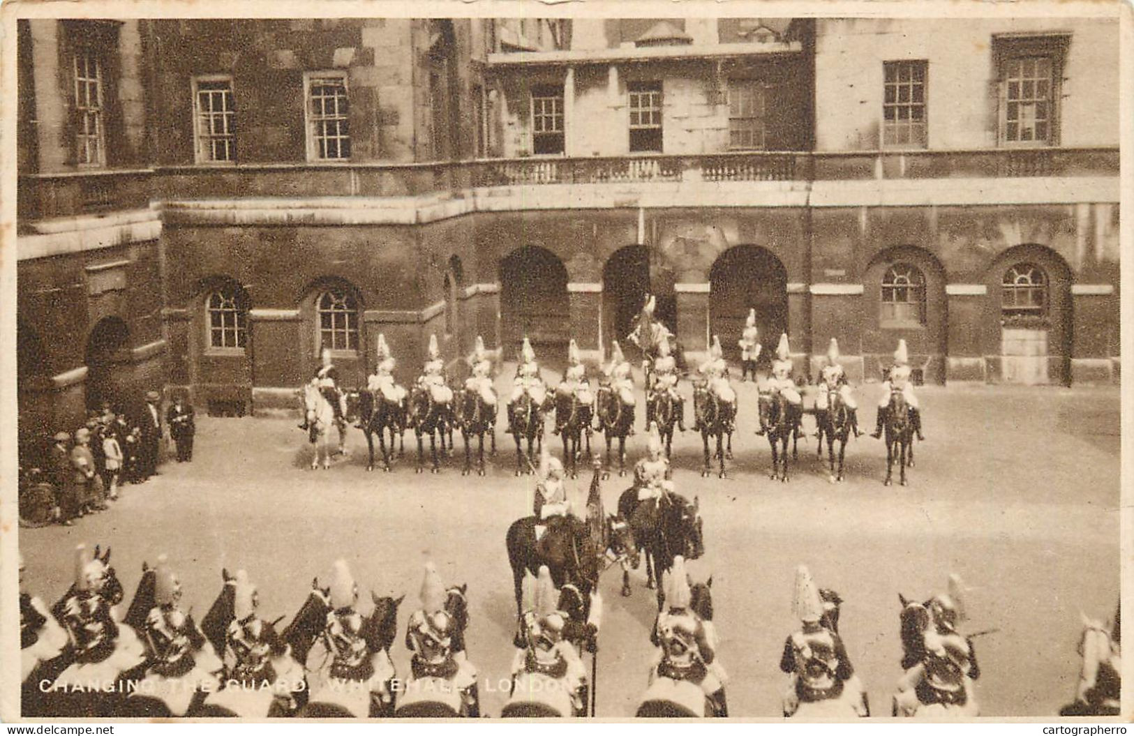 United Kingdom England London Whitehall Changing The Guard - Whitehall