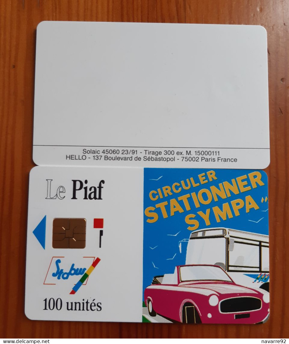 CARTE A PUCE PIAF AURILLAC PEU COURANT !!! - PIAF Parking Cards