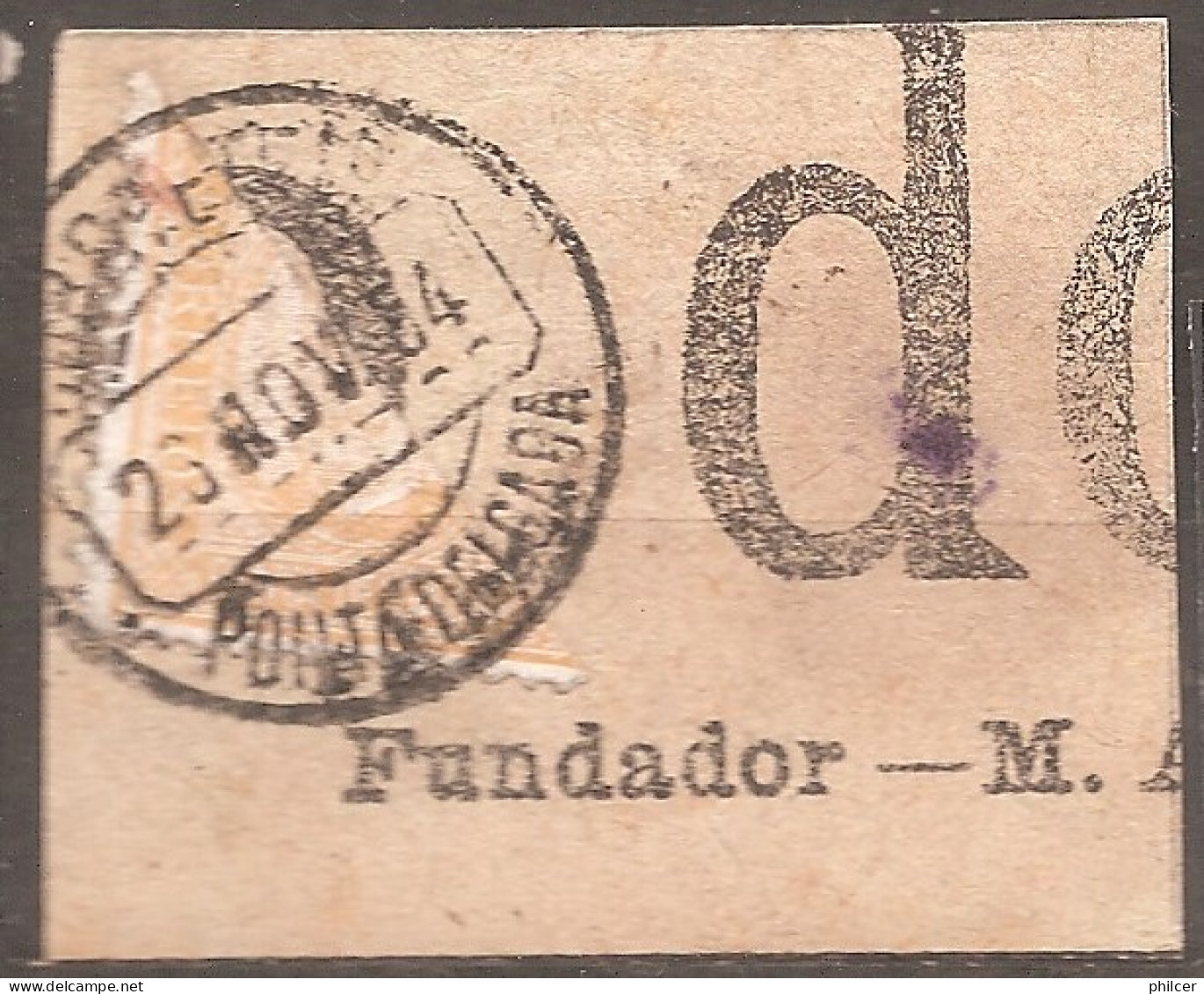 Ponta Delgada, 1892/3, # 1a, Used - Ponta Delgada