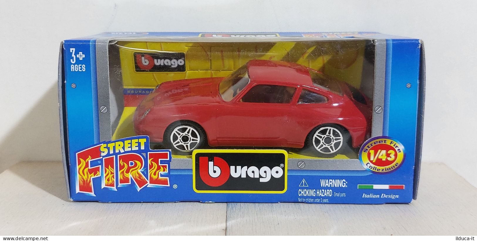 I116287 BURAGO 1/43 Serie Street Fire - Porsche 911 Carrera - Box - Burago