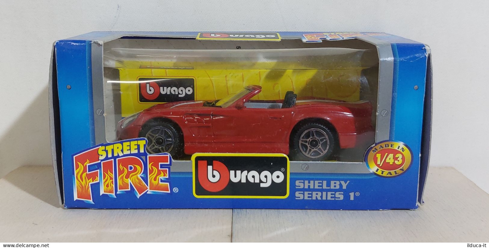 I116298 BURAGO 1/43 Serie Street Fire - Shelby Series 1° - Box - Burago